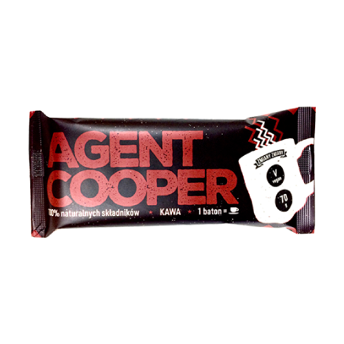 Baton vegan cu cafea – Agent Cooper, 70 g